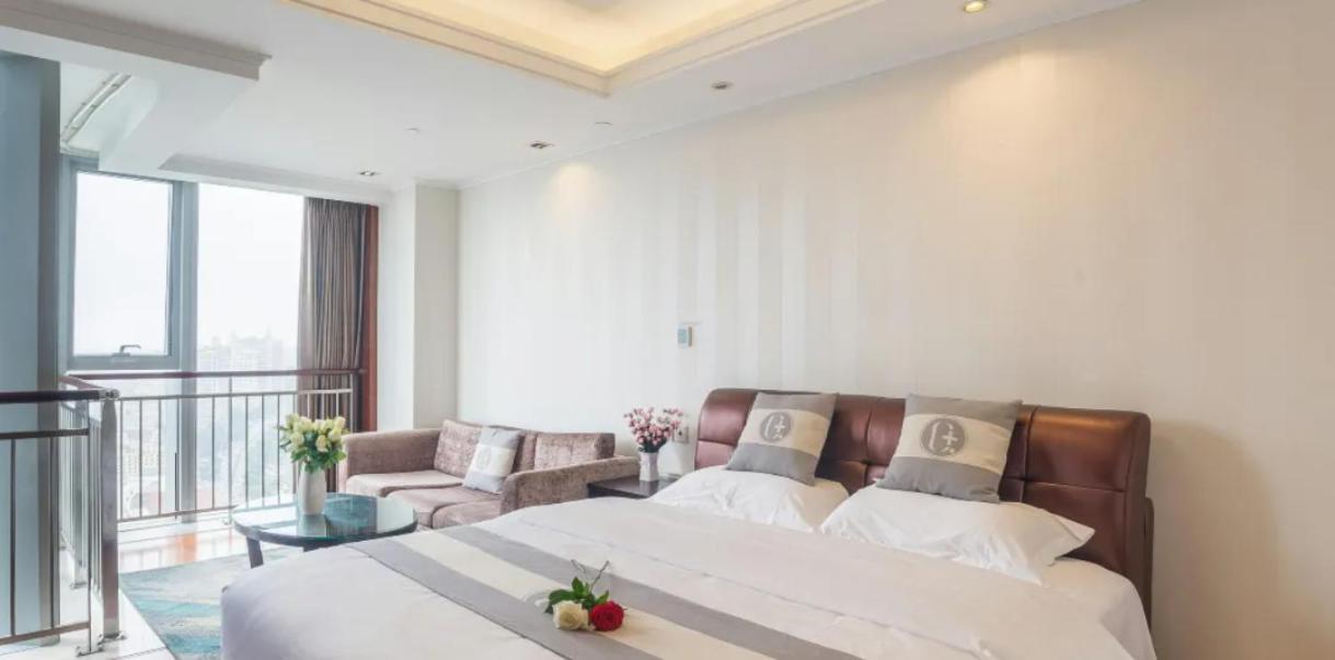 Qingdao Jinshan We+ Holiday Apartment Exterior foto