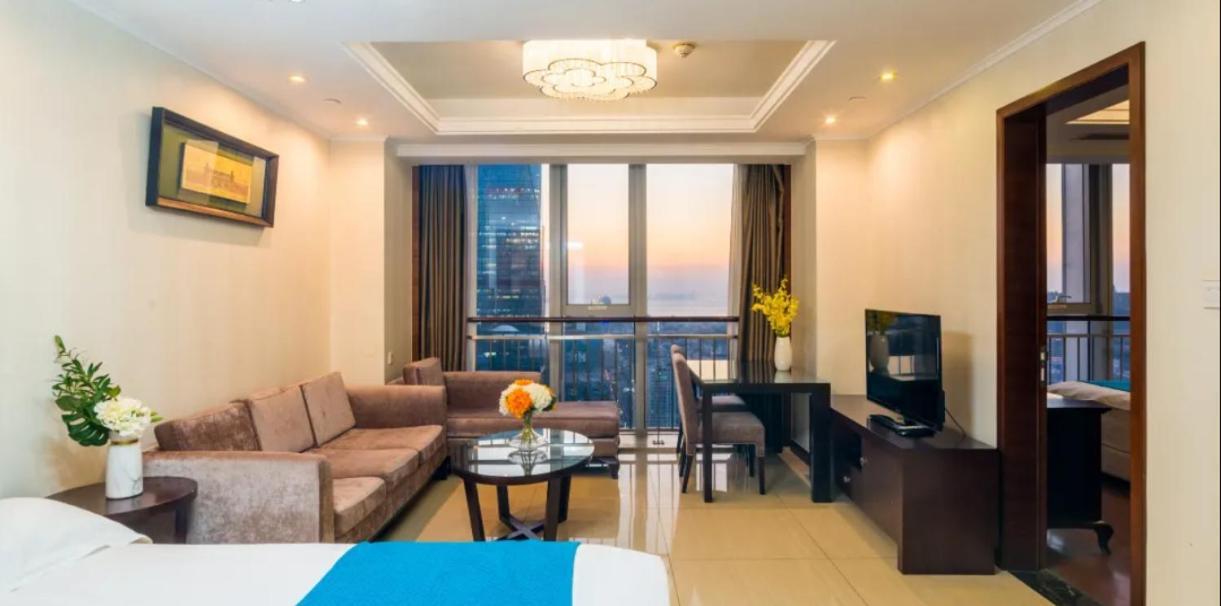 Qingdao Jinshan We+ Holiday Apartment Exterior foto
